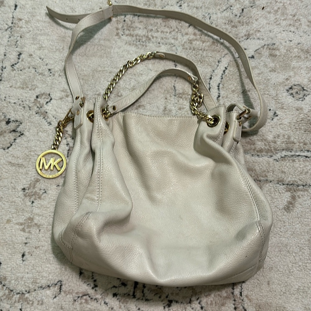 Michael Kors ivory purse